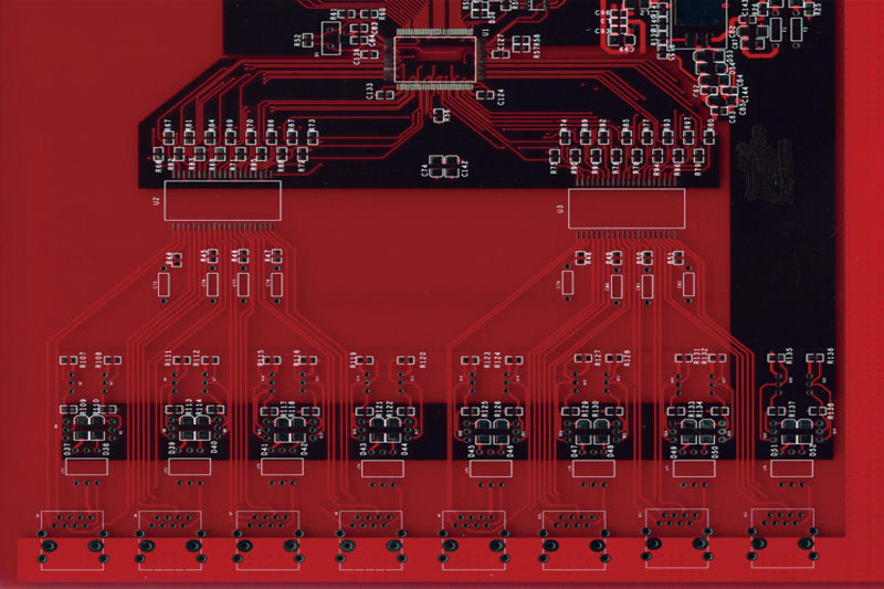 Red mask Rigid-PCB